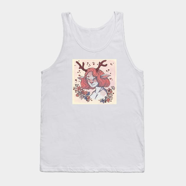 Autumn fawn Tank Top by iisjah